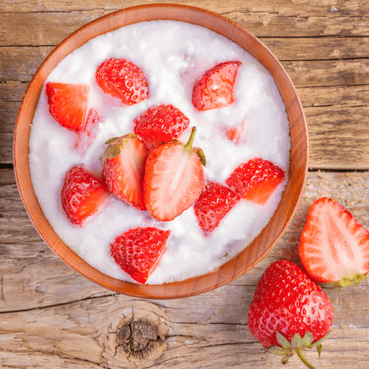 Easy No-Bake Strawberry Yogurt Valentine Dog Treats