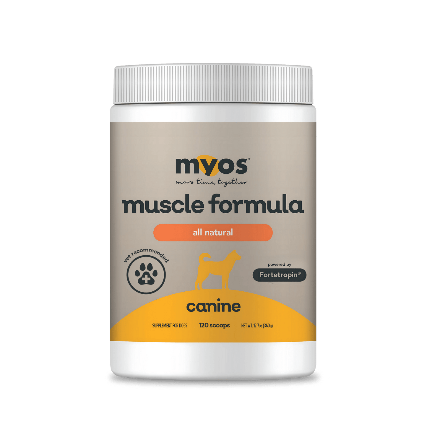 Canine Muscle Formula Dog Supplements Myos Pet 360 g