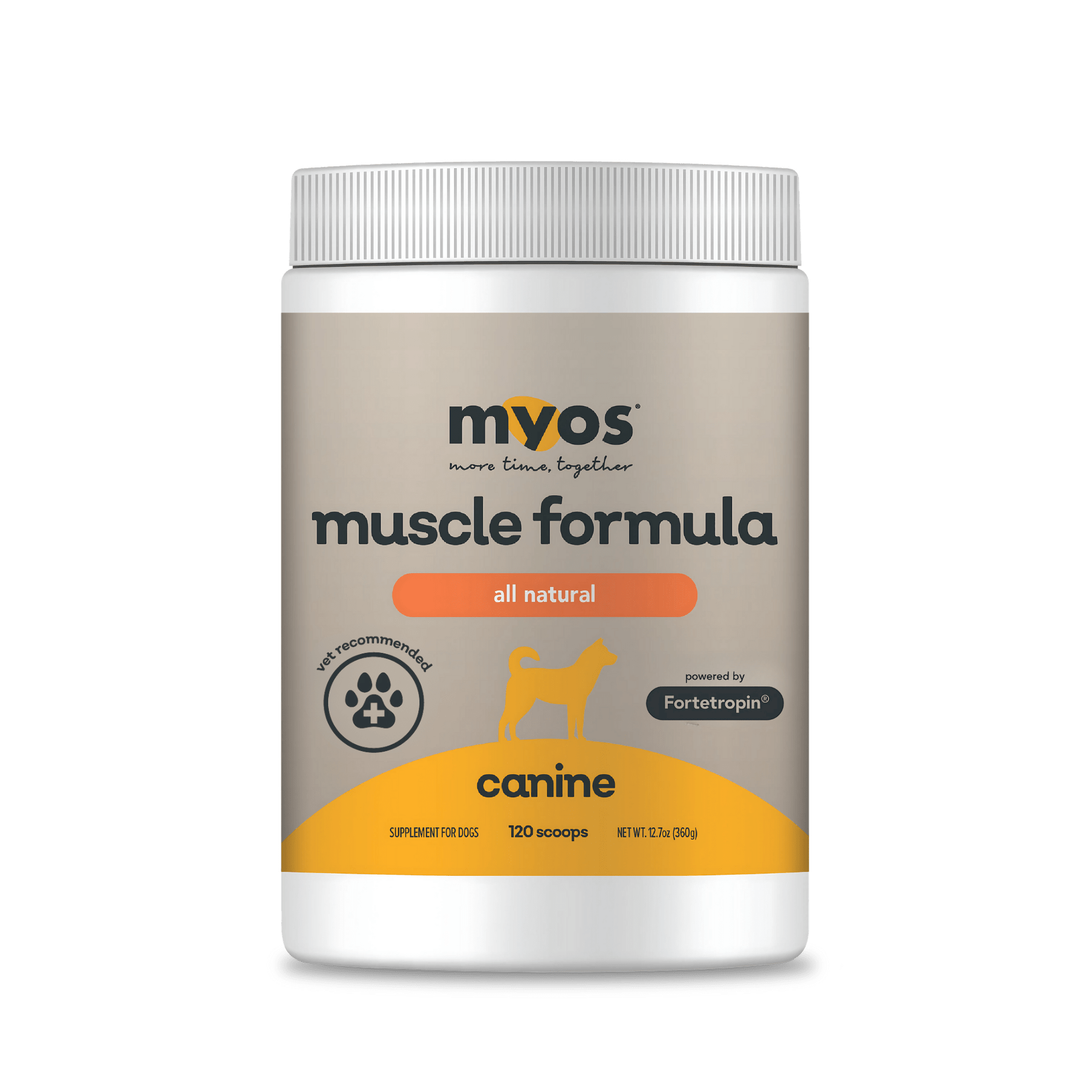 Canine Muscle Formula Dog Supplements Myos Pet 360 g