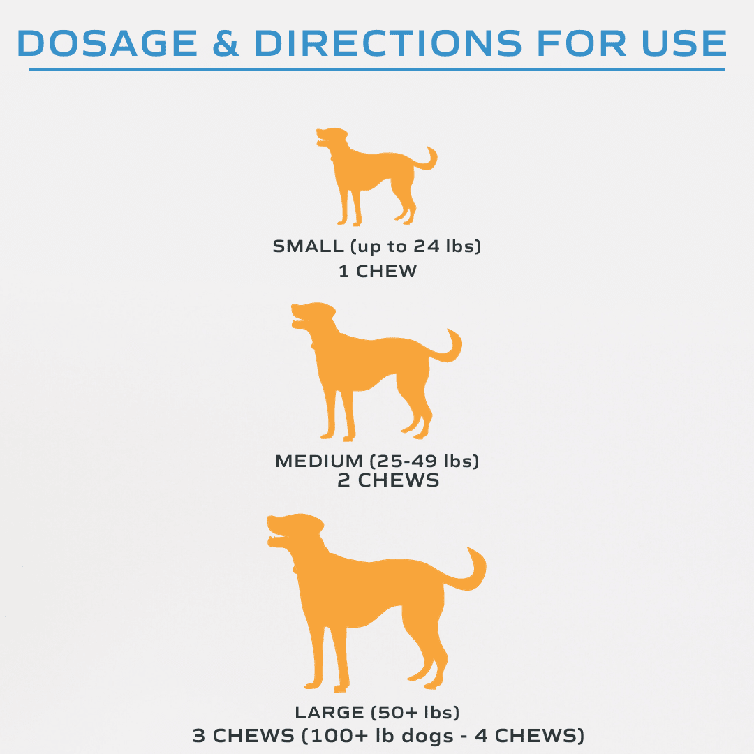 Canine Muscle & Mobility Collagen Chew Dog Supplements myospet.com