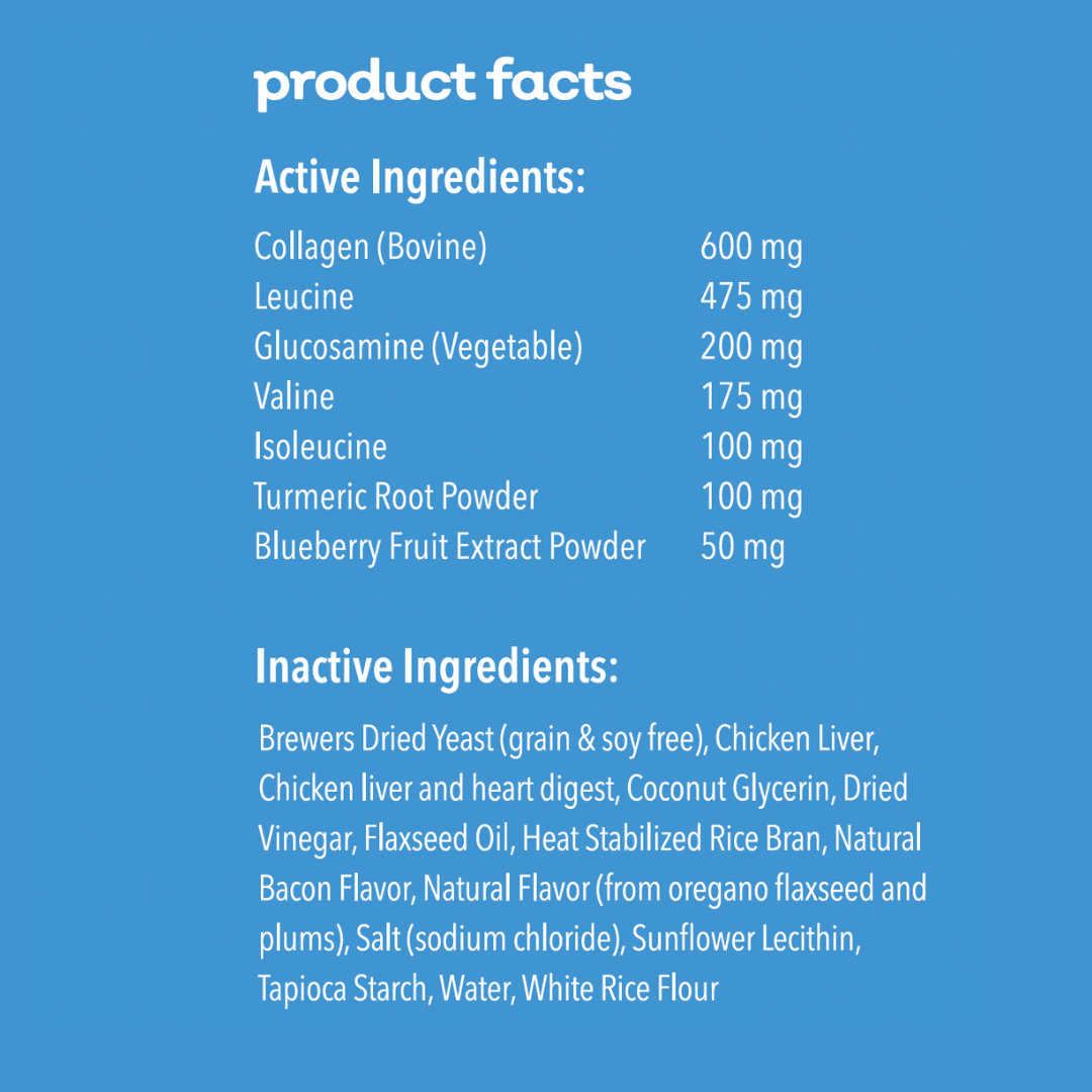 MYOS Muscle & Mobility Collagen Chew for Dogs Dog Supplements myospet.com