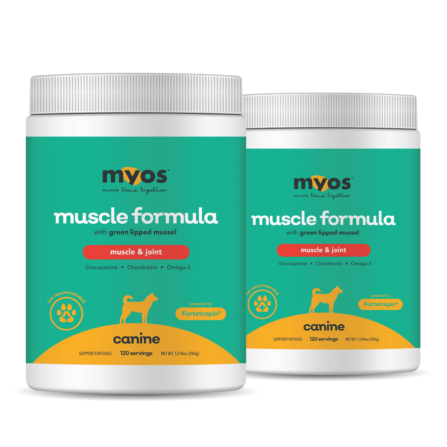 Canine Muscle & Joint Formula Bundle 396 g Dog Supplements myospet.com