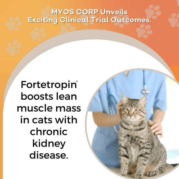 PRESS RELEASE: MYOS CORP Announces Results from Clinical Trial on the Impact of Fortetropin® in Cats Suffering from Chronic Kidney Disease