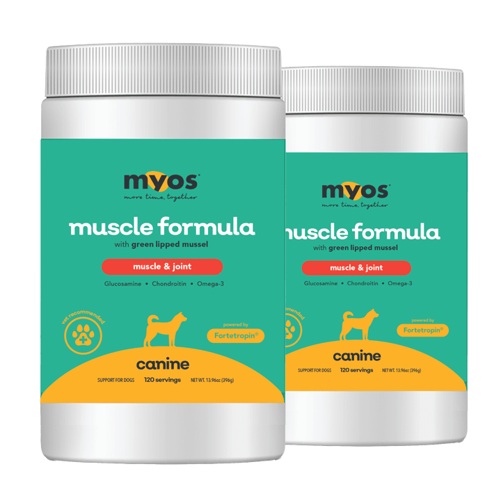 Canine Muscle & Joint Formula Bundle 396 g Dog Supplements myospet.com 