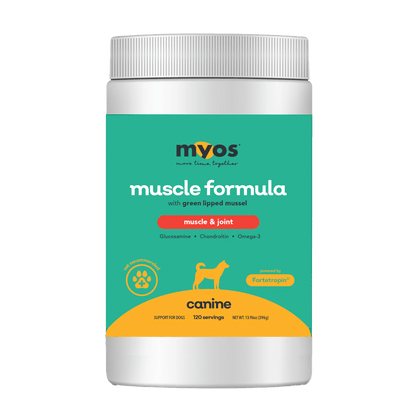 Canine Muscle & Joint Formula Dog Supplements myospet.com 396 g 