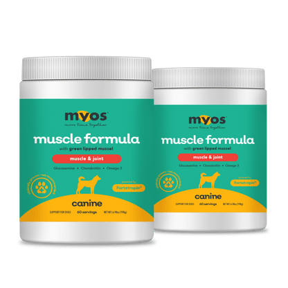 Canine Muscle & Joint Formula Dog Supplements myospet.com 198 g Bundle (2) 