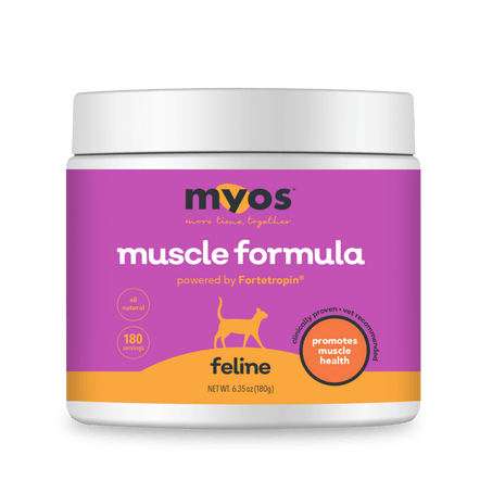 MYOS Feline Muscle Formula Cat Supplements myospet.com 