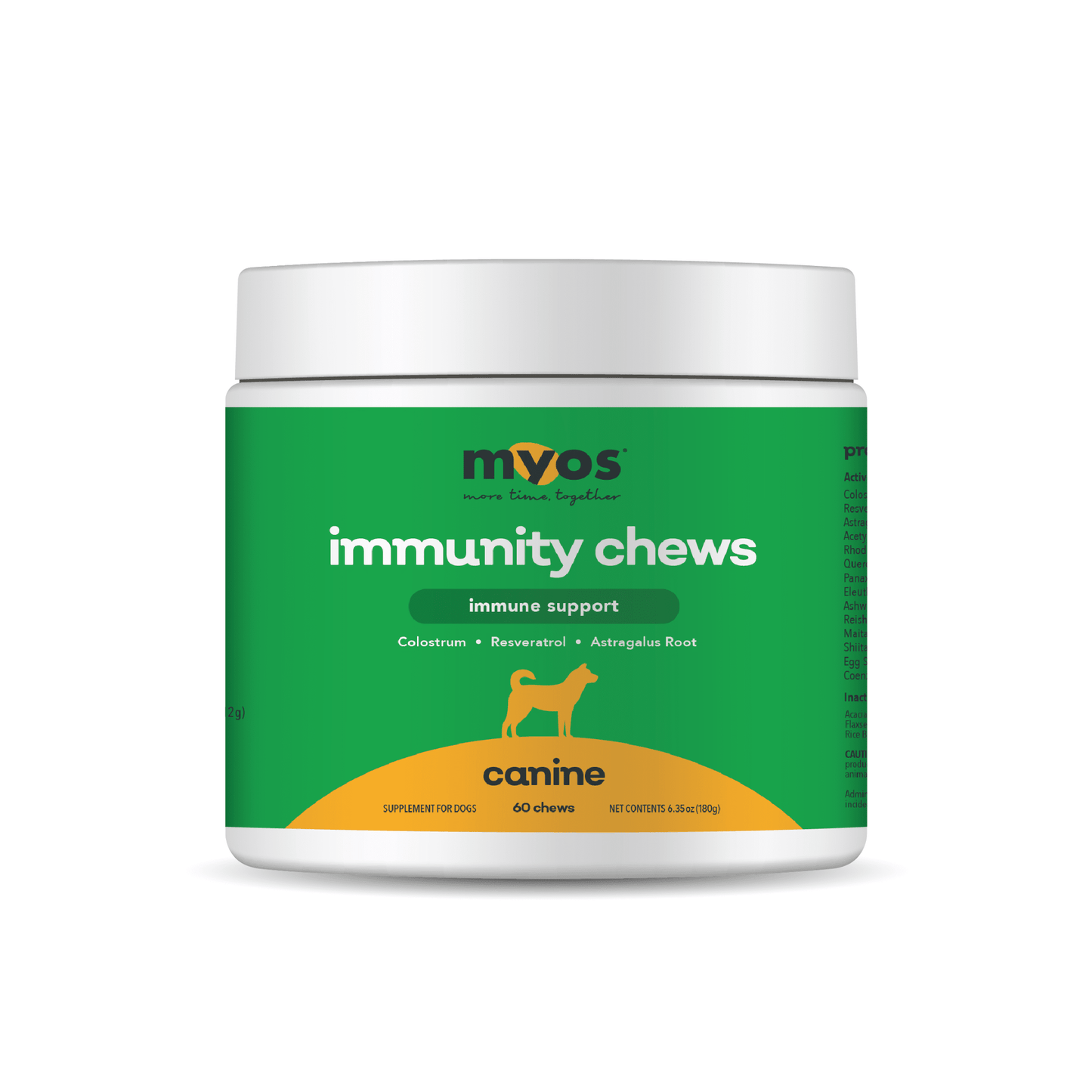 Canine Immunity Chew Dog Supplements myospet.com 