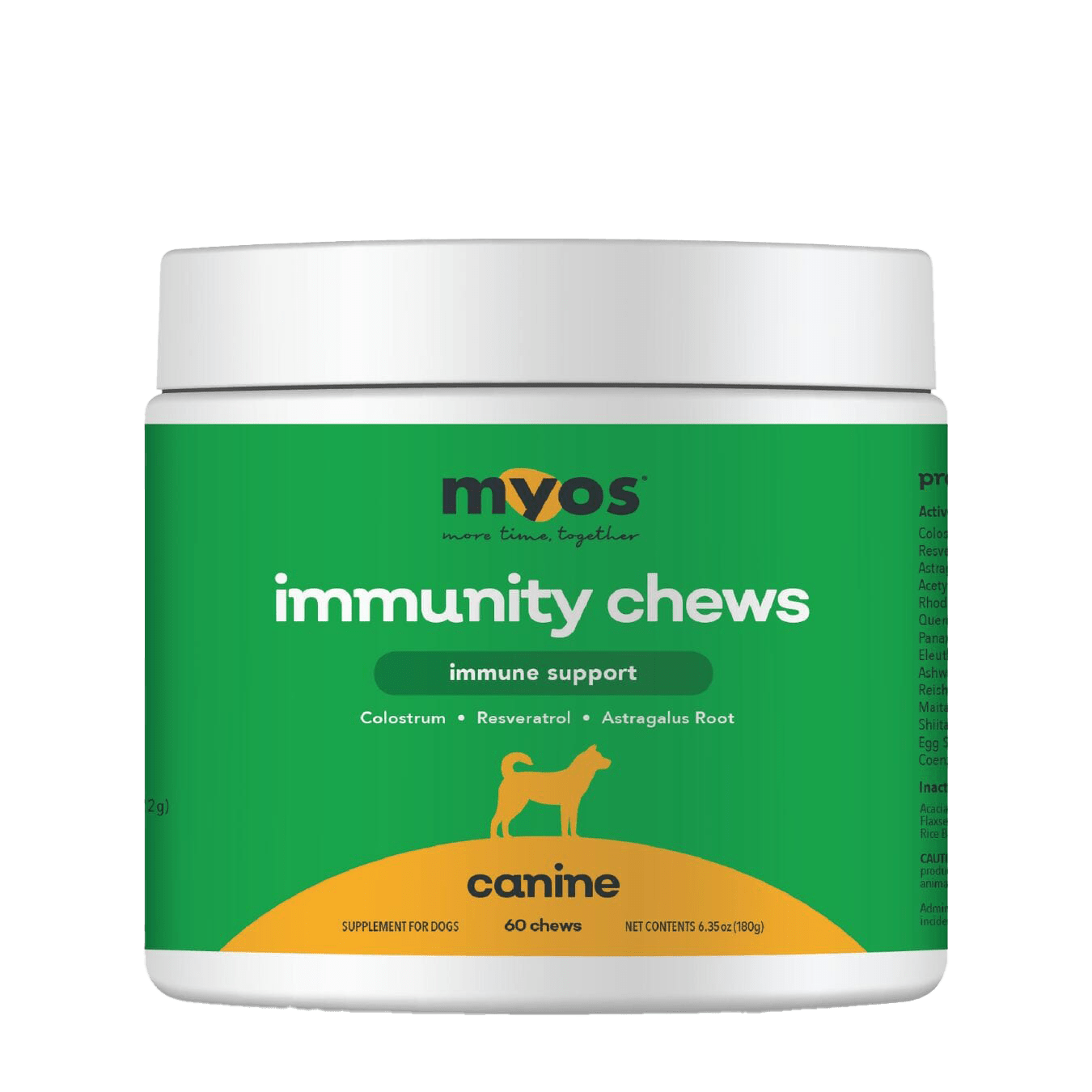 Canine Immunity Chew Dog Supplements myospet.com 