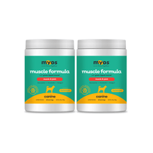 Load image into Gallery viewer, 2 Pack Bundle Muscle &amp; Joint Formula with Green Lipped Mussel Dog Supplements myospet.com 
