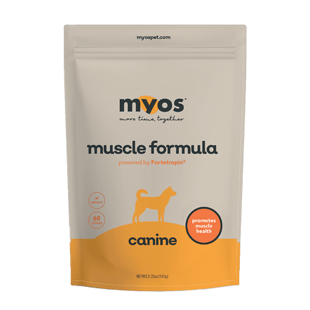 Canine Muscle Formula Dog Supplements Myos Pet 180 g 
