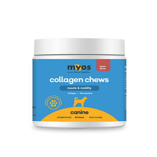 Canine Muscle & Mobility Collagen Chew Dog Supplements Myos Pet 