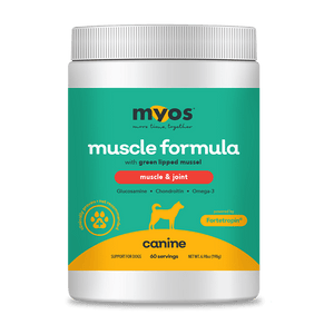 MYOS Muscle & Joint Formula with Green Lipped Mussel Dog Supplements myospet.com 